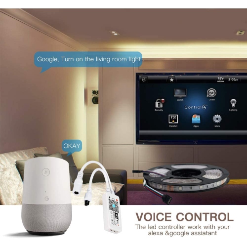 ISTAR WiFi Smart LED Strip Controller Convert Any RGB LED Strip into Smart WiFi Enabled Strip_ RGBW Option Dimmer Switch