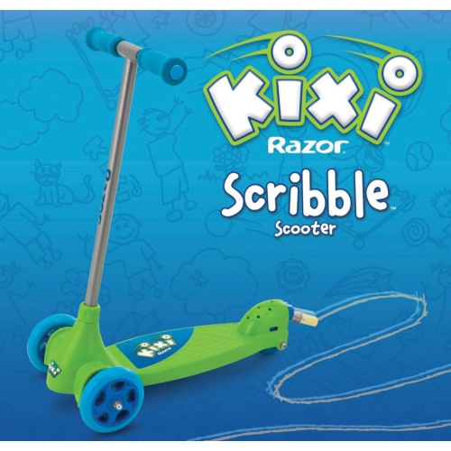 Razor Scribble Scooter Green/Blue