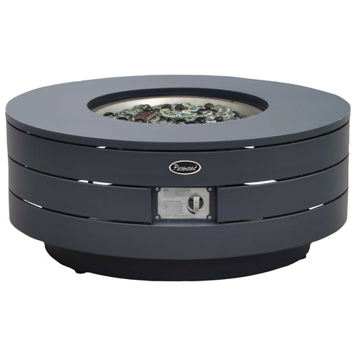 Paramount Freestanding Propane Fire Pit 55,000 BTU Aluminum Grey