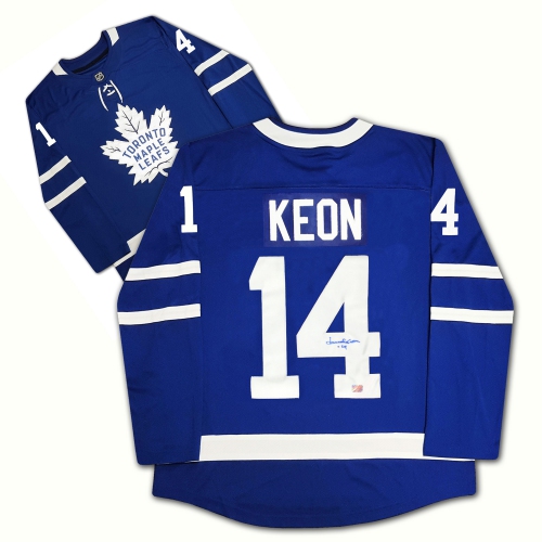 AUTOGRAPH AUTHENTIC  Dave Keon Autographed Toronto Maple Leafs Jersey In Blue