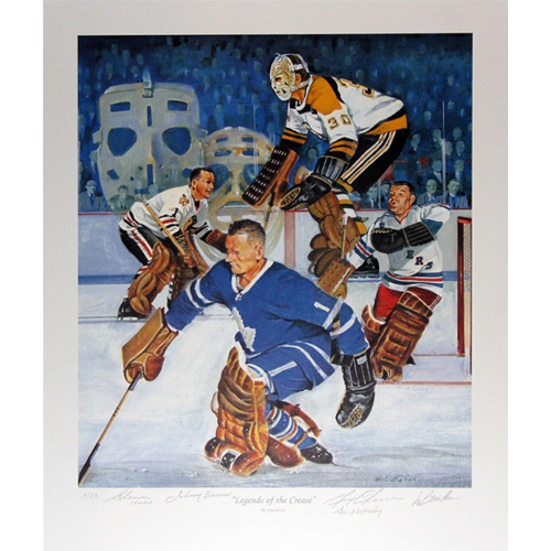 AUTOGRAPH AUTHENTIC  Signed Bower, Cheevers, Hall, Worsely Litho Ltd Ed /20
