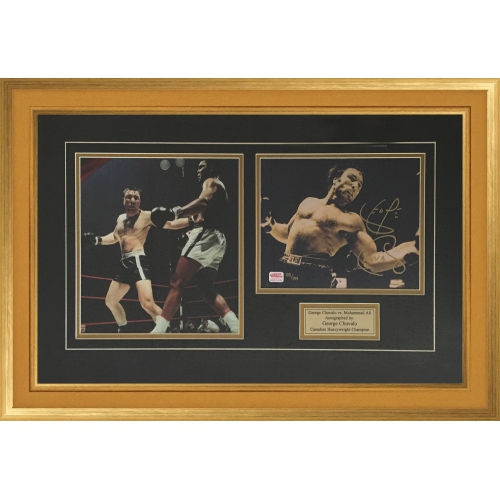 Muhammad Ali et George Chuvalo Double Photo - Edition limitée à 199