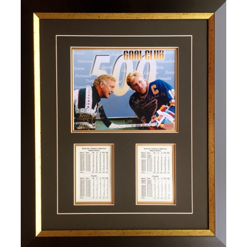 Bobby Hull, Brett Hull Signed Photo