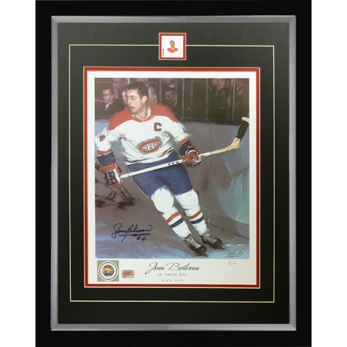 Signed Jean Beliveau Lithograph Ltd. Ed. 1 of 4