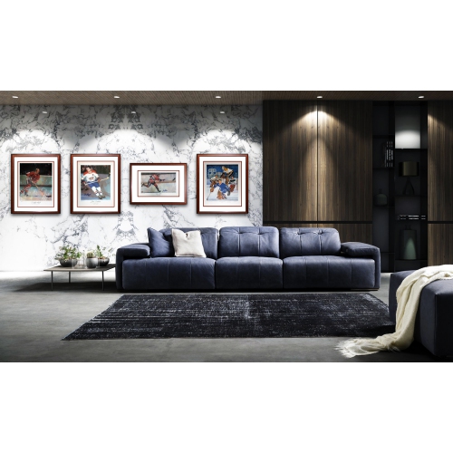 Mark Messier Lithograph Painting Framed, Ltd Edition /1111