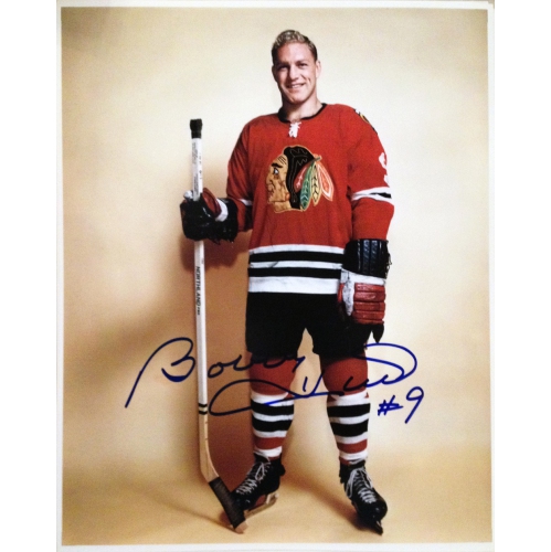 AUTOGRAPH AUTHENTIC  Bobby Hull Signed 8X10 Photo - Chicago Blackhawks (Hhof)