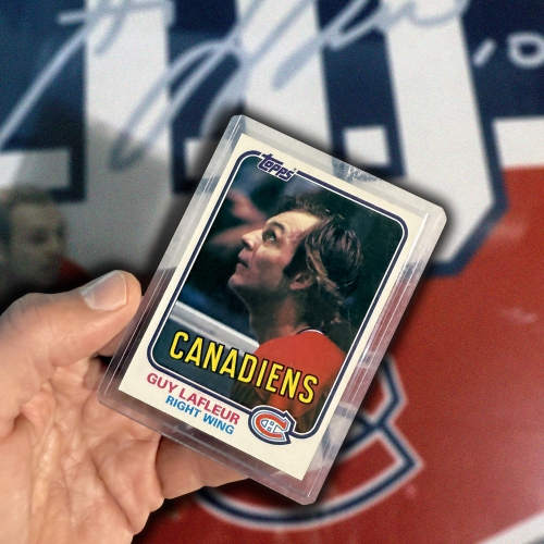 Carte de hockey de Guy Lafleur Topps - Canadiens de Montréal