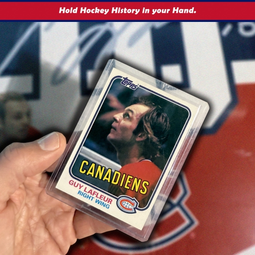 Carte de hockey de Guy Lafleur Topps - Canadiens de Montréal