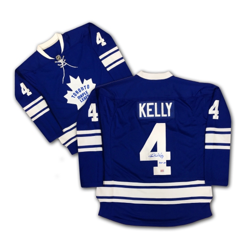 AUTOGRAPH AUTHENTIC  Kelly Autographed Blue Toronto Maple Leafs Jersey In Red