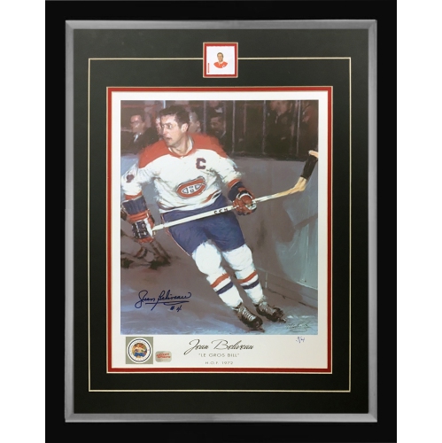 Signed Jean Beliveau Lithograph Ltd. Ed. 3 of 4