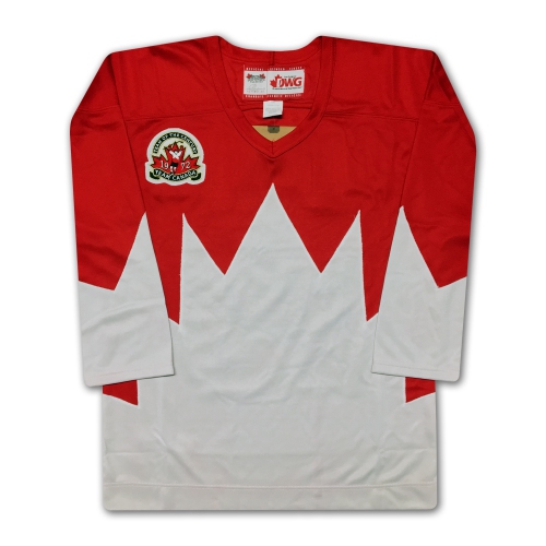 Paul Henderson Équipe Canada Maillot rouge 1972 signé - Série Summit