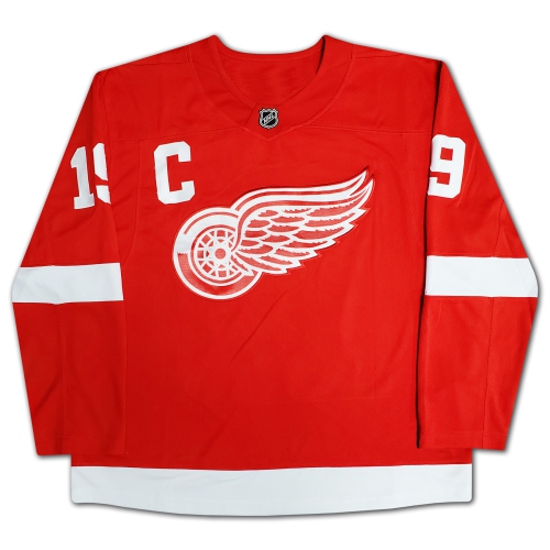 Steve Yzerman Autographed Red Detroit Red Wings Jersey