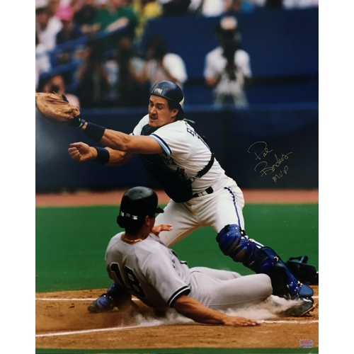 Autographed Pat Borders Photo - Toronto Blue Jays