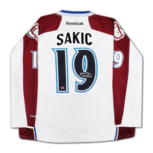 Joe Sakic Autographed Jersey Colorado Avalance - White