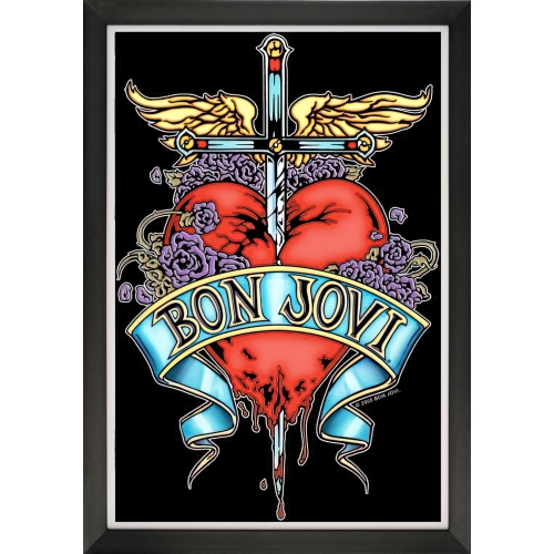 Bon Jovi - Bad Medicine - Framed Art Reprint