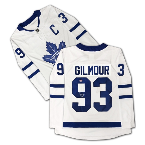 AUTOGRAPH AUTHENTIC  Doug Gilmour Signed Fanatics Toronto Maple Leaf Jersey In White