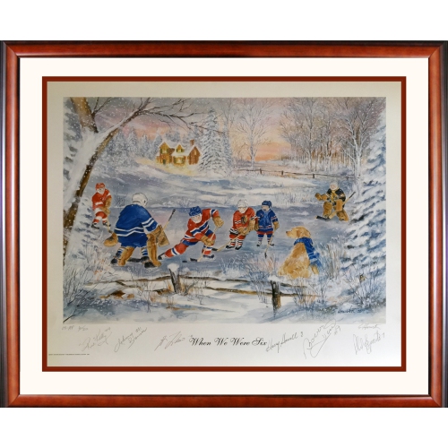 AUTOGRAPH AUTHENTIC  Signed Kelly, Howell, Bower, Hull, Lafleur, Esposito /20