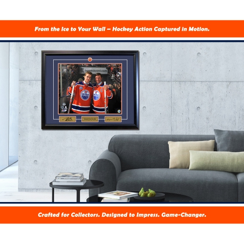 Wayne Gretzky and Connor McDavid Collector 16x20 Photo Frame