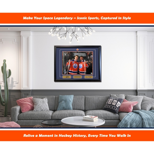 Wayne Gretzky and Connor McDavid Collector 16x20 Photo Frame