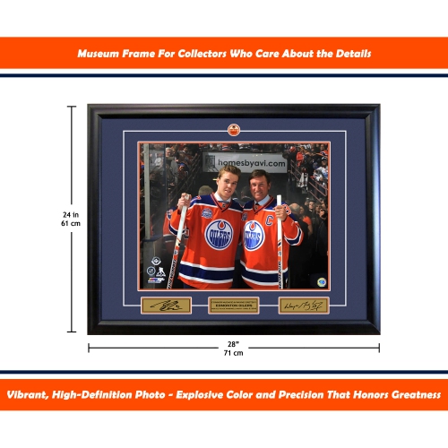 Wayne Gretzky and Connor McDavid Collector 16x20 Photo Frame