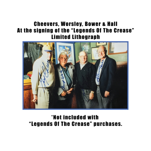 Legends Of The Crease Lithograph - 4 Autographs
