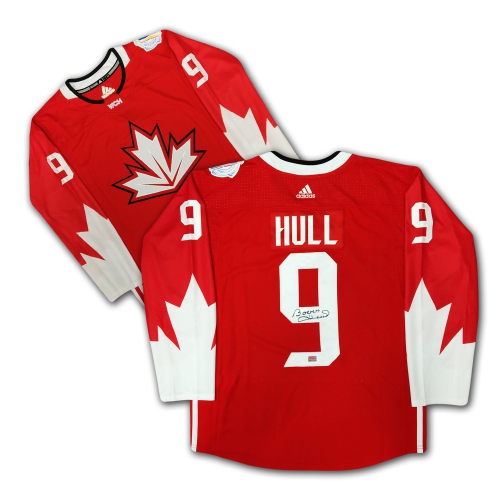 Bobby Hull Autographed Red Team Canada Jersey