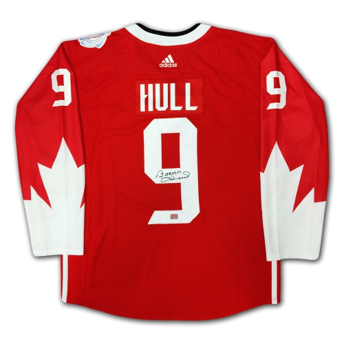 Bobby Hull Autographed Red Team Canada Jersey