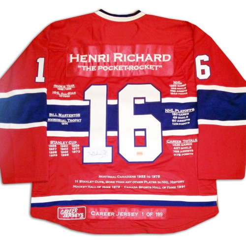 Henri Richard Career Jersey #1 of 199