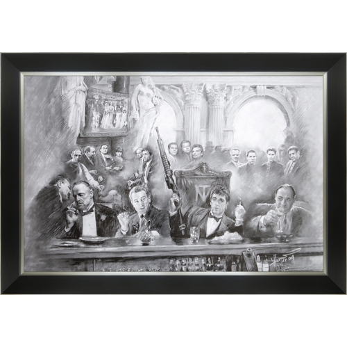 AUTOGRAPH AUTHENTIC  Classic Mafia Bossesbrando, Deniro, Pacino, Gandolfini