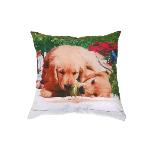 Polyester Digital Print Cushion (18 X 18) - Set of 2