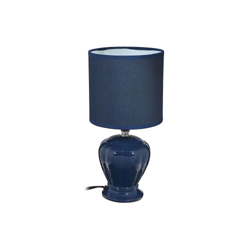 Ceramic Table Lamp With Shade 12.6"