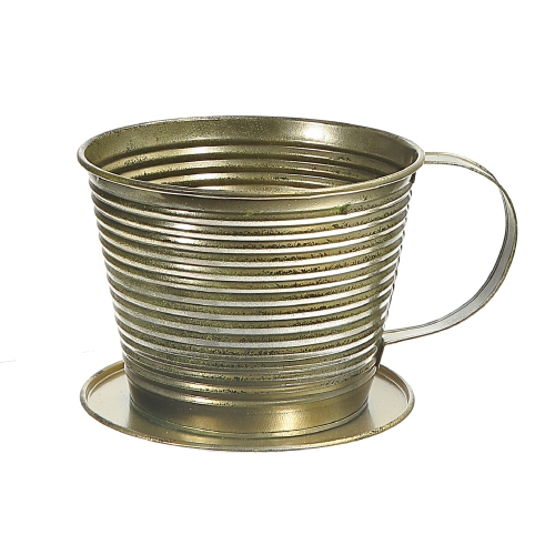 Metal Teacup Planter