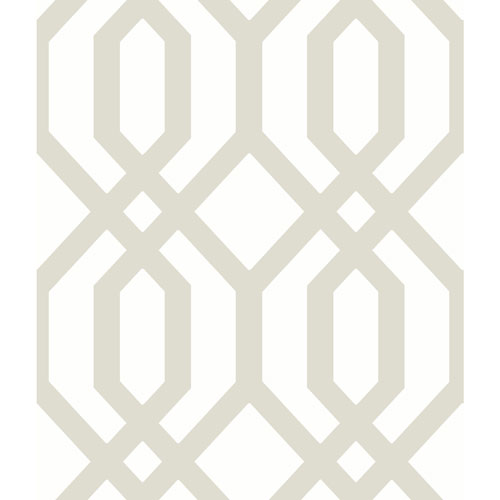 RoomMates Gazebo Lattice Peel & Stick Wallpaper - Beige