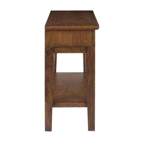 Steve Silver Ora Warm Walnut Brown Wood Serving Table