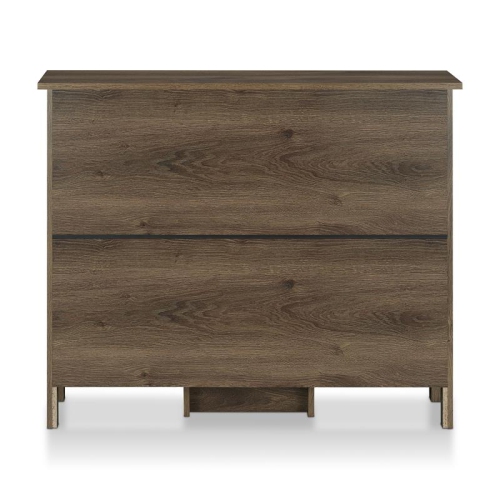 Furniture of America Bonsall Wood Multi-Storage Buffet in Distressed Walnut