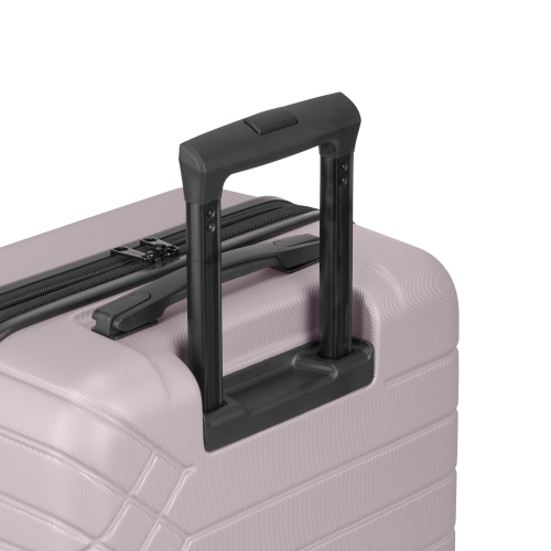 Grande valise rigide avec extension Mecca de Bugatti - Lilas