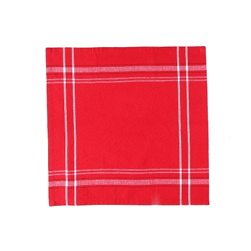 French Border Napkin (Red)