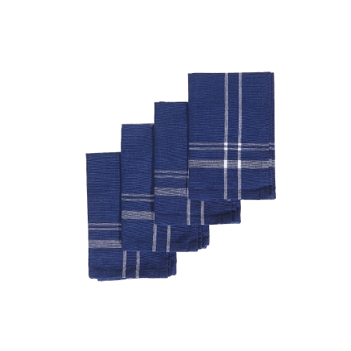 French Border Napkin (Navy Blue)