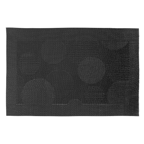 Vinyl Placemat (Bubbles) (Black) Set of 12 Best Buy Canada
