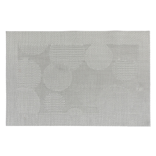 Vinyl Placemat (Silver) - Set of 12