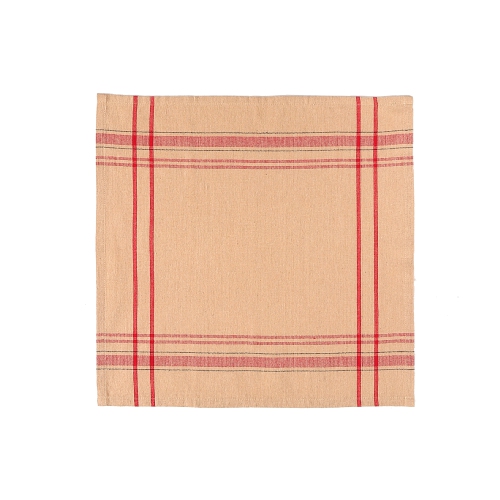 French Border Napkin (Taupe)