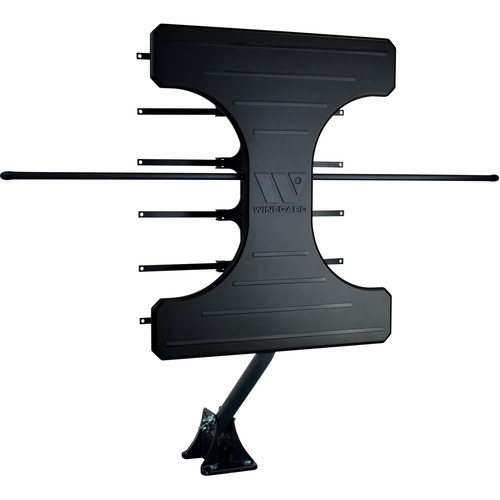 WINEGARD  Elite 7550 Amplified Outdoor Antenna We7550A 112-Km (70-Mile) - In Black