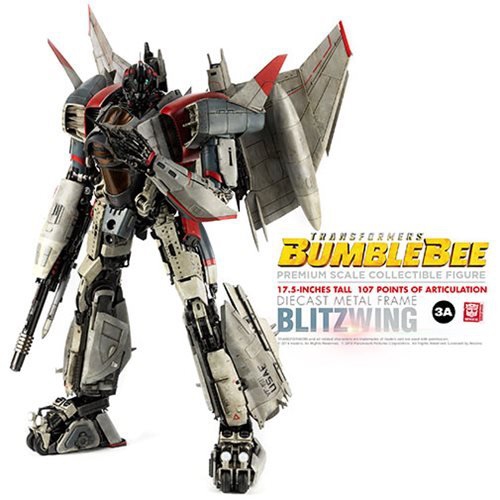 Transformers Bumblebee Movie Blitzwing Premium Scale Action Figure