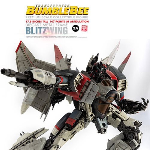 Transformers Bumblebee Movie Blitzwing Premium Scale Action Figure