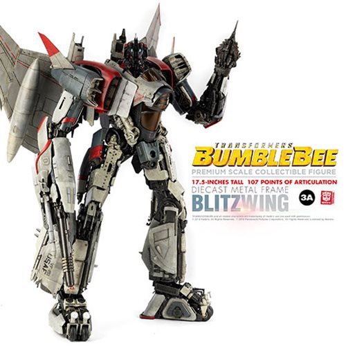 Transformers Bumblebee Movie Blitzwing Premium Scale Action Figure