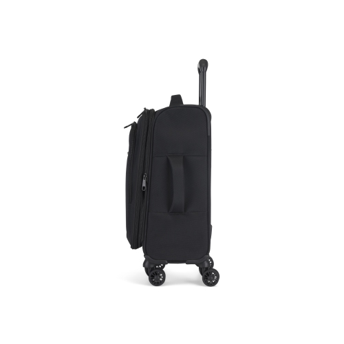 Bugatti -The Ultimate - Hardside Carry-on Luggage with Expansion - Black
