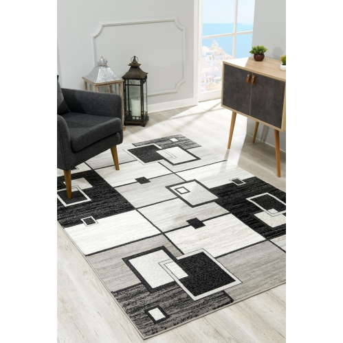 Rug Branch Modern Geometric Checkered Indoor Rug