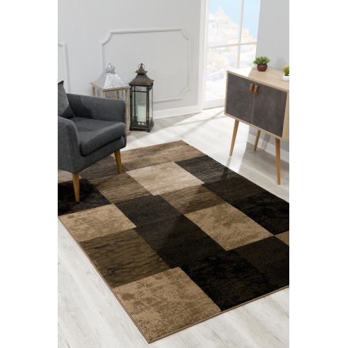 Rug Branch Contemporary Geometric Checkered Indoor Rug