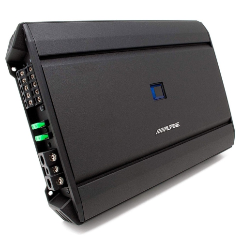 Refurbished(Excellent)- Alpine S-A55V S-Series 5-channel car amplifier — 40 watts RMS x 4 at 4 ohms + 300 watts RMS x 1 at 2 ohms