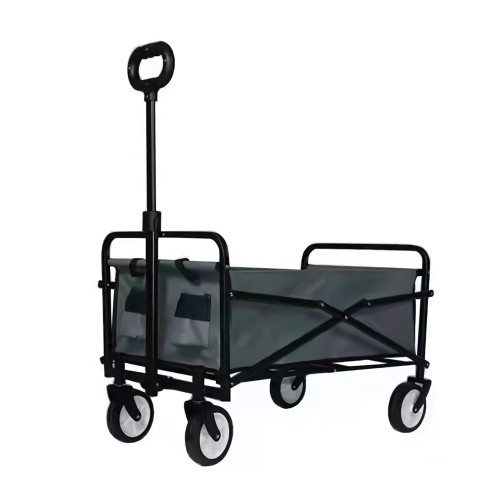 INTEXCA Mini chariot multifonction pliable pour faire du shopping, voyager - Gris